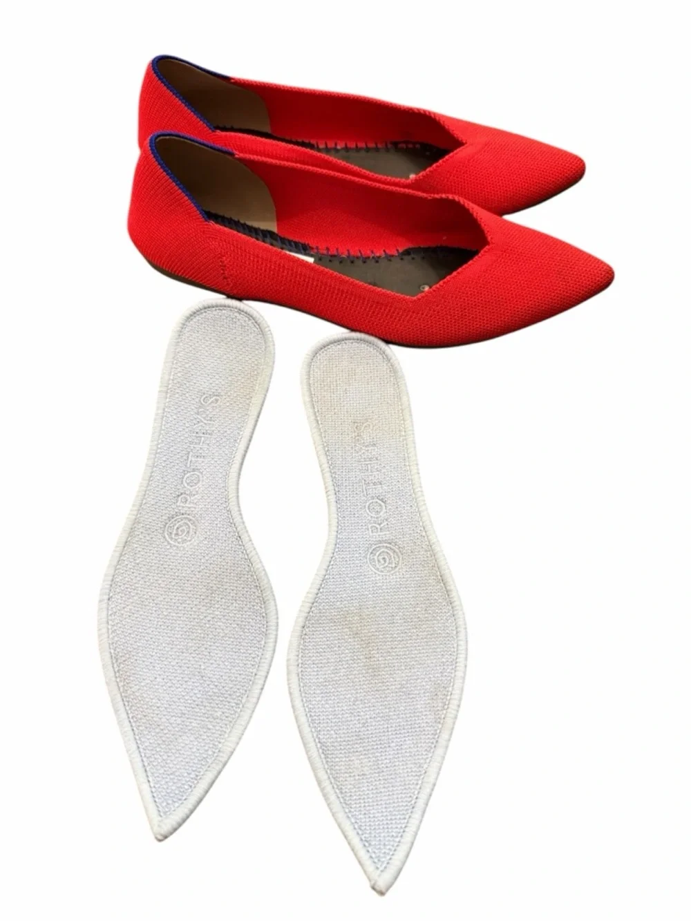 Rothy’s Women’s orange Pointed toe shoes size 6.5